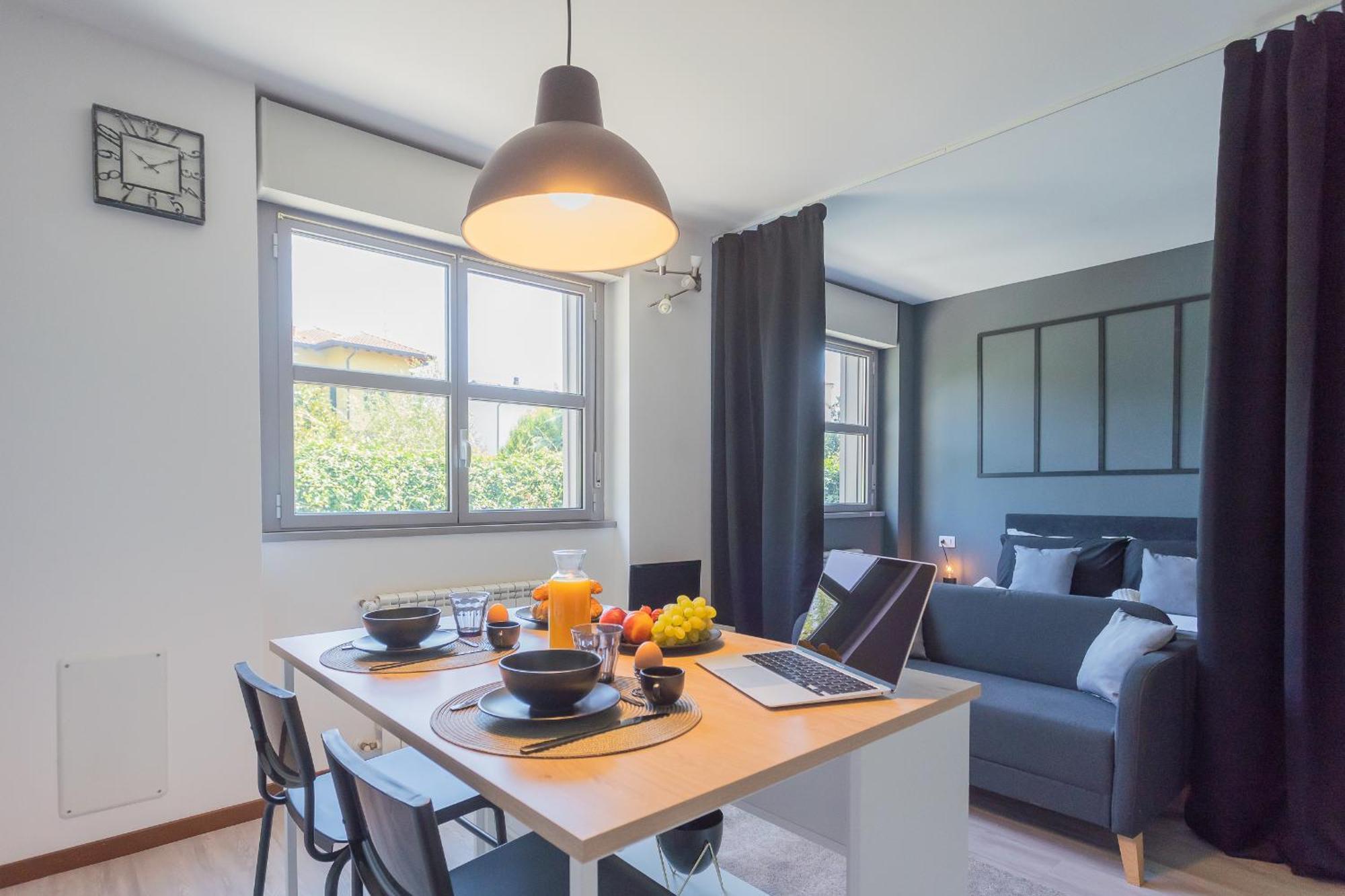 Black Loft Como By Rent All Como Ngoại thất bức ảnh